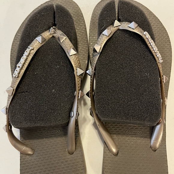 Havaianas Women's Sandals in Olive and Silver - Picture 3 of 4
